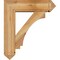 Ekena Millwork Imperial Arts and Crafts Rough Sawn Bracket w/ Offset Brace, Western Red Cedar, 8"W x 28"D x 32"H BKT0806X28X32IMP03RWR - alternate 4
